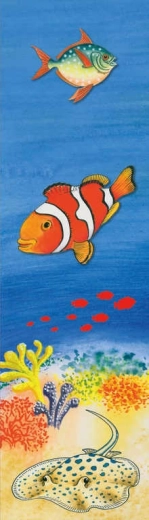Akim 3D-bladwijzer zeewereld 21 cm - 1 stuk