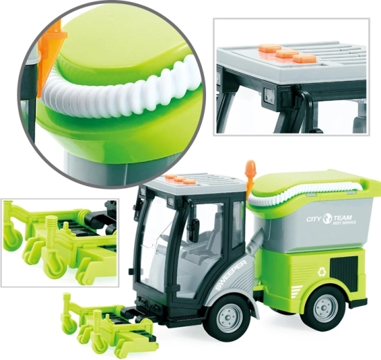 Bewegende borstels en functionele details