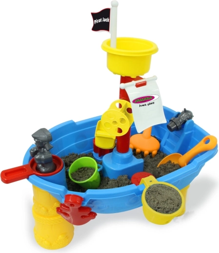 Spelen met water of zand, afhankelijk van de stemming