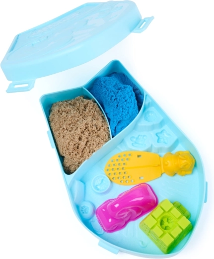 Twee tinten zand voor creatief spelen op het strand