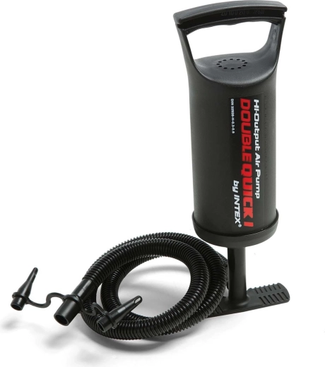 Snel opblazen met zuigerpomp