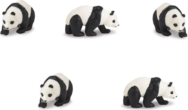 Panda's Safari Ltd. Good Luck Minis (192 stuks)