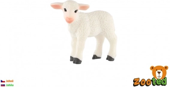 Realistische plastic lammetjesfiguur