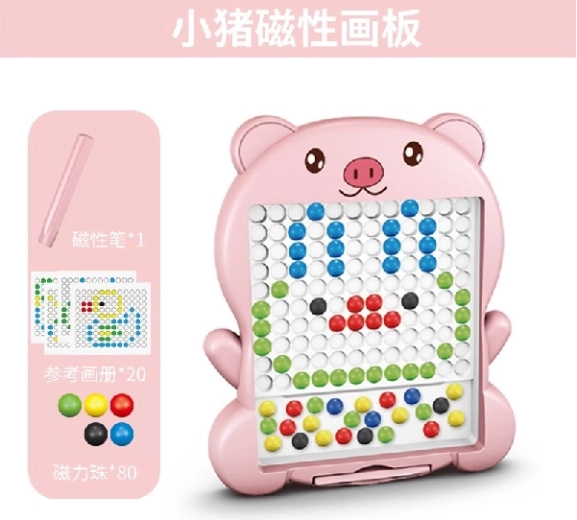 Magnetisch tekenbord beertje roze
