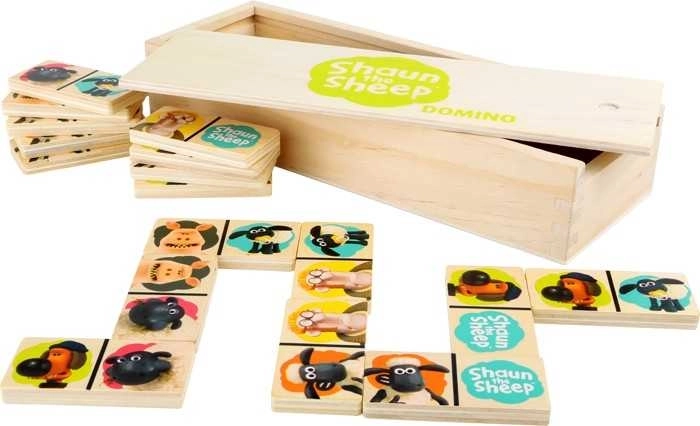 Houten domino Shaun het Schaap