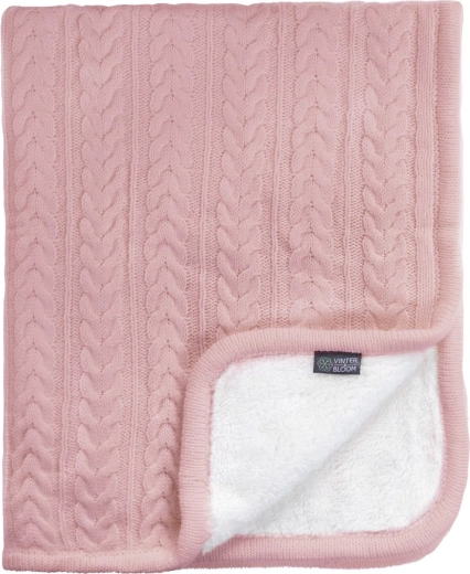 Vinter & Bloom deken cuddly dusty rose