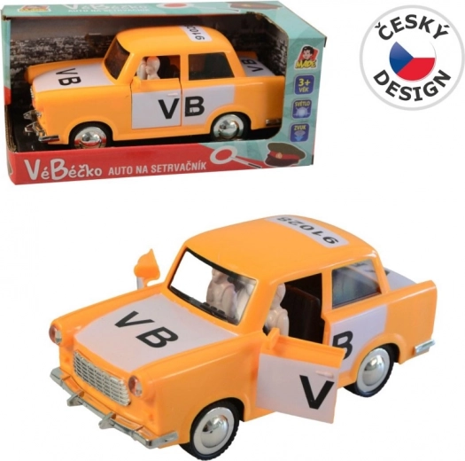 Retro auto VB met vliegwiel 17 cm