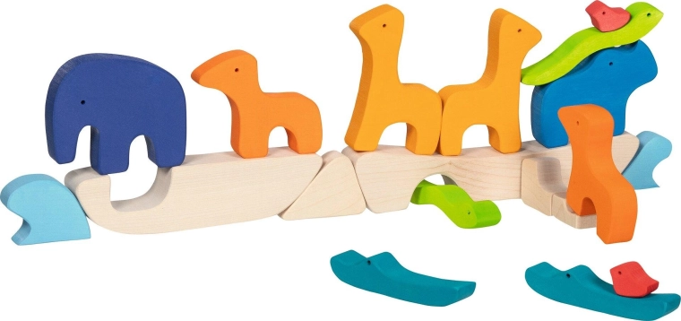 De ark van Noach – houten set figuren