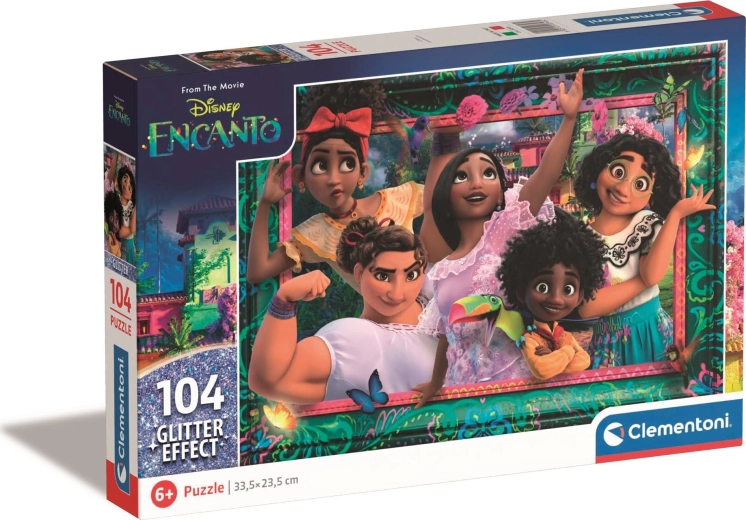 Glitterpuzzel Disney Encanto 104 stukjes