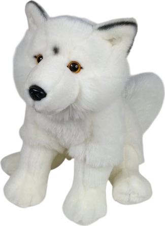 Pluchen witte wolf 26 cm