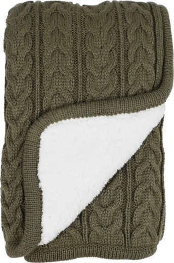 Vinter & Bloom deken cuddly dusty olive
