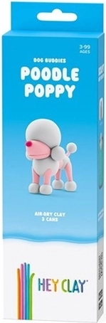 Hey Clay Honden Vrienden Poedel set 3 stuks