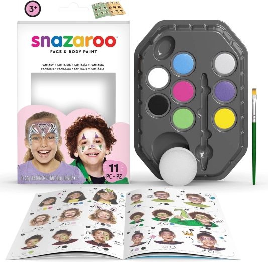 Snazaroo set gezicht- en lichaamsverf 8 stuks