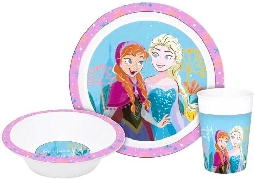 Plastic eetset Frozen 3-delig