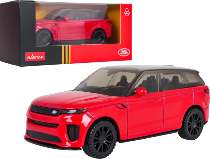 Metalen model Range Rover Sport SV RASTAR op schaal 1:43, rood