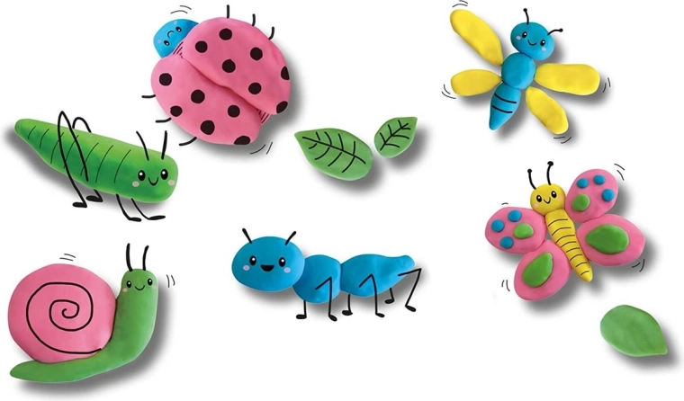 Figuren en kleurrijke motieven maken