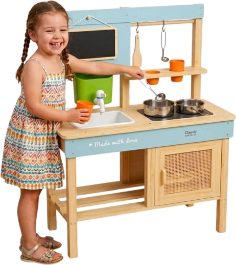 Classic World XXL houten buitenkeuken met accessoires