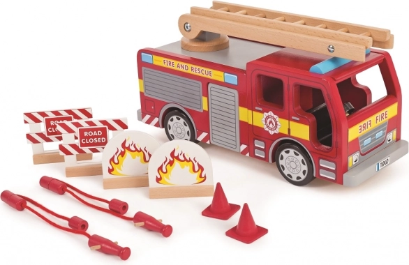 Tidlo Houten brandweerwagen