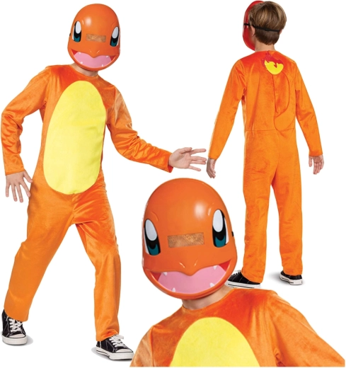 Kinderkostuum Pokémon Charmander kigurumi – Lengte 137–149 cm