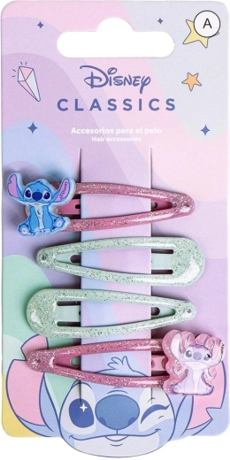 Set haarspeldjes Lilo en Stitch (4 stuks)