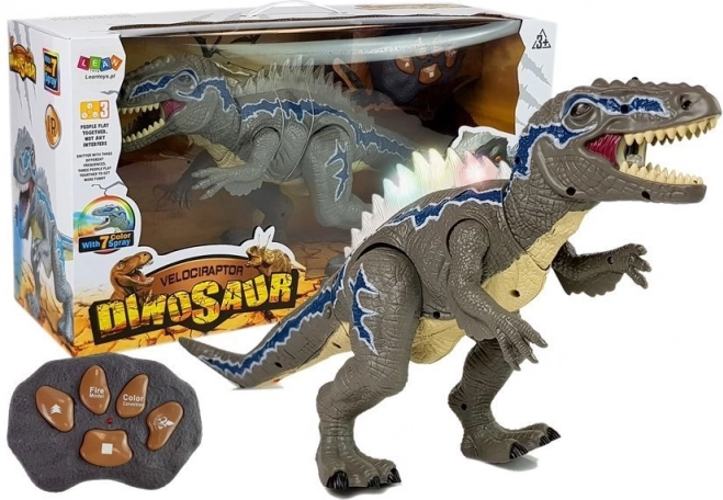 Op afstand bestuurbare dinosaurus Tyrannosaurus met lichteffecten