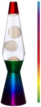 Lavalampe met wisselende LED-kleuren