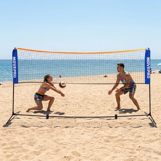 3-in-1 voor badminton, volleybal en tennis