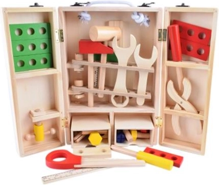 Houten gereedschapskoffer