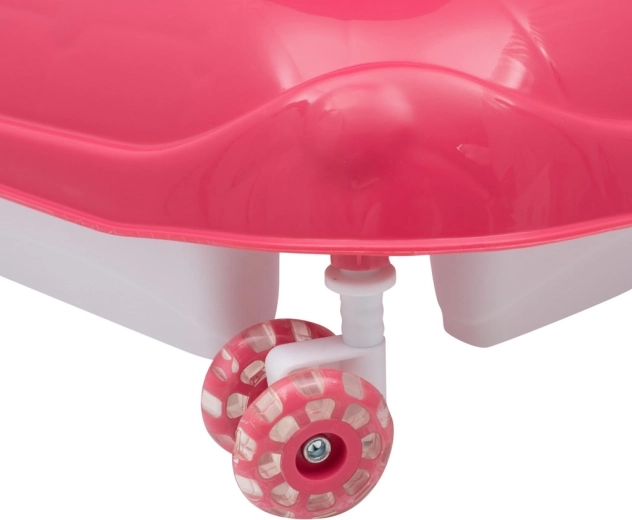 Vloeiende en zachte beweging dankzij siliconen wieltjes