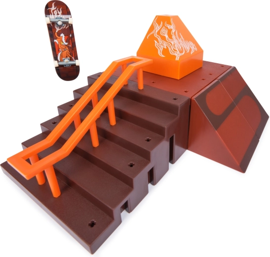 Trappen, rail en wedge-ramps voor grinds en slides