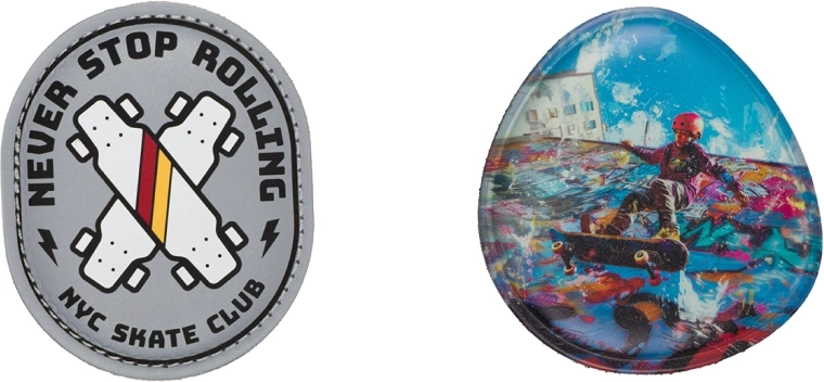 Baagl Baaglies badges 2 stuks – Skate Park