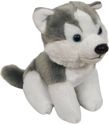 Ziki pluchen huskyhond 14 cm