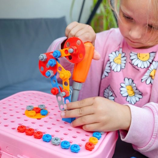 Creatieve schroefbouwset