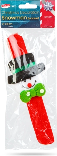 Vrolijk sneeuwpopmotief