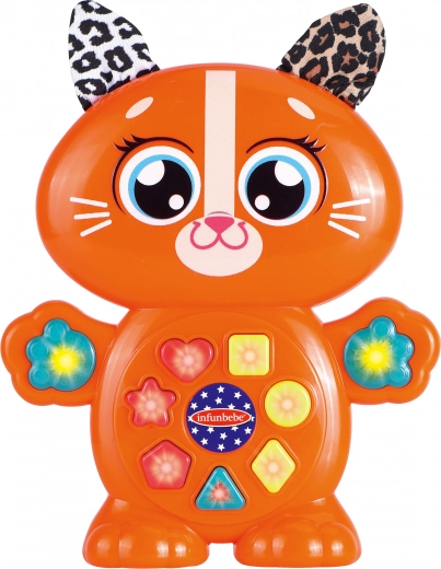 Interactieve kat met effecten 16 cm