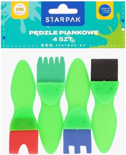 Set schuimkwasten 4 stuks