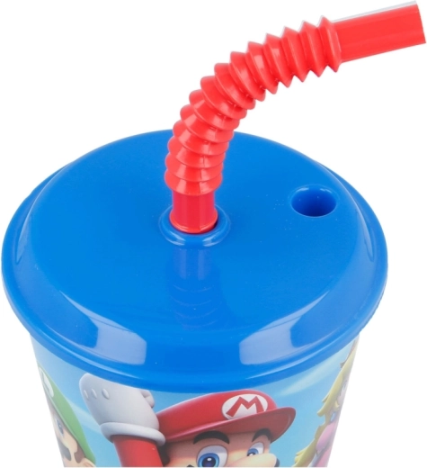 Deksel en rietje voor comfortabel drinken