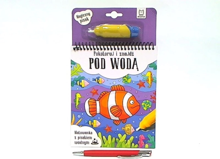 Malow magisch waterkleurboek met waterpen – Kleur met water