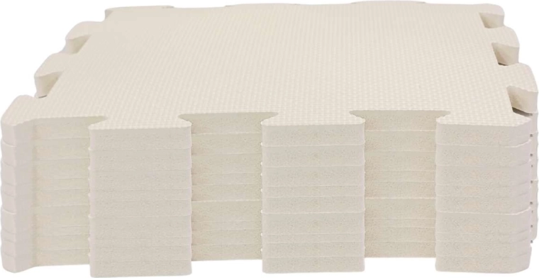 Nido.nido schuim speelmat puzzle 9 delen ivory white