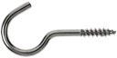Open oog met schroefdraad 80 × 4,2 mm, verzinkt, 100 stuks