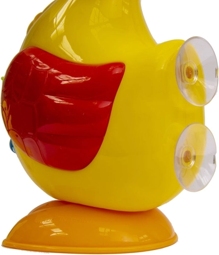 Blijft op het bad en op tegels zitten dankzij zuignappen