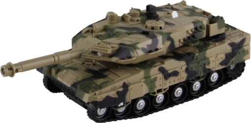 Tank met traagheidsmechanisme en effecten
