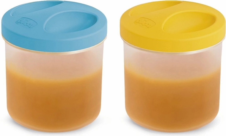 Chicco bewaarbakjes voor voeding - 2 stuks