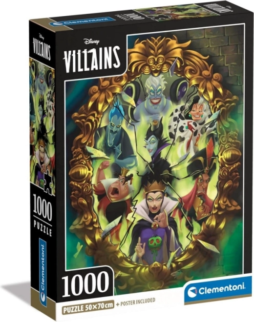 Puzzel Disney Villains 1000 stukjes compact
