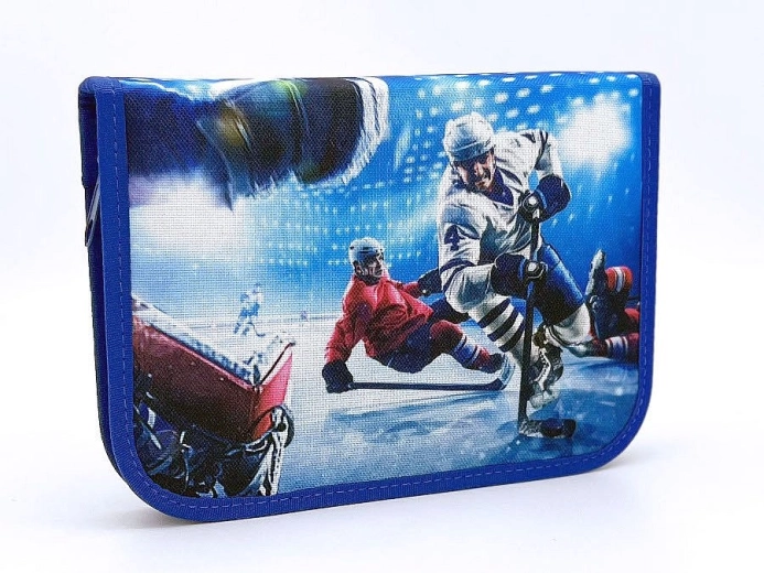 Etui Concorde ijshockey, blauw