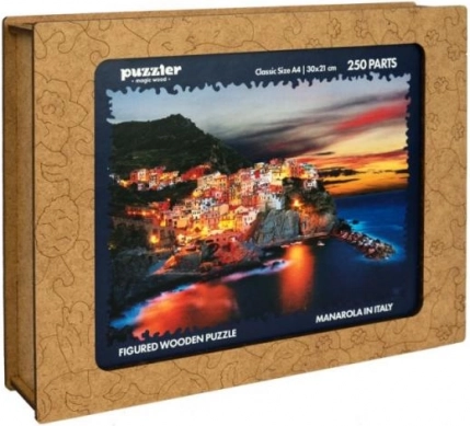 Houten puzzel Manarola in Italië 250 stukjes