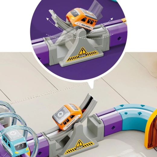 Twee USB-oplaadbare locomotieven