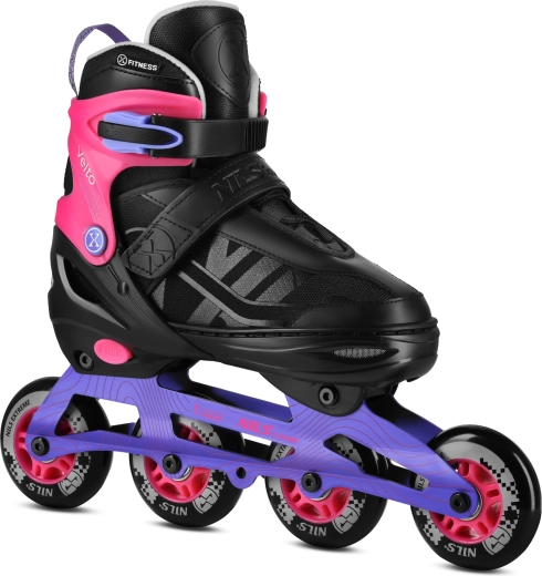 Nils Extreme Velto rolschaatsen roze – M (35-38)