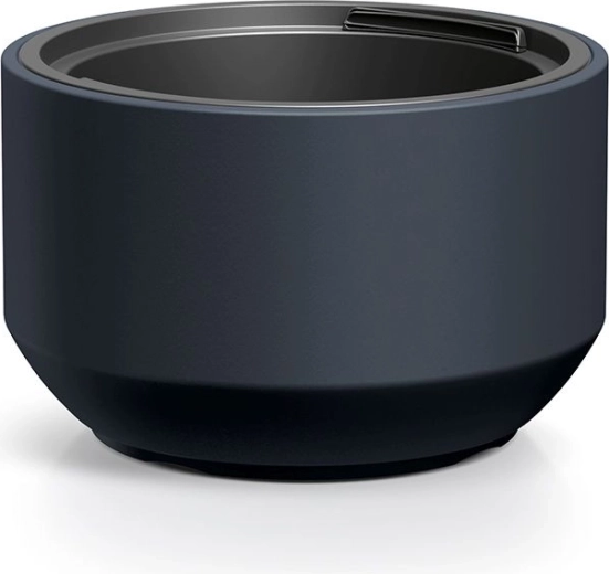 Bloempot met inzetstuk 29,8 cm antraciet