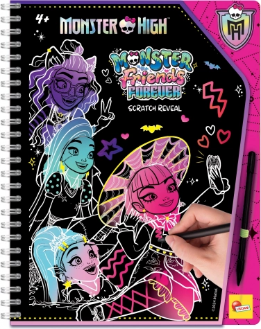 Kras-sketsboek Monster High – Forever Friends